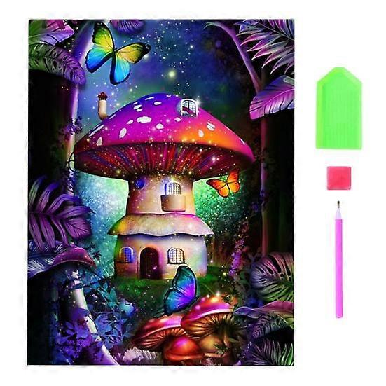 Full Round Diamond Art 5D DIY Landscape Fade-Resistant Stress Relief Boosting Confidence Mosaic Embroidery Full Rhinestone Cross Stitch Kit