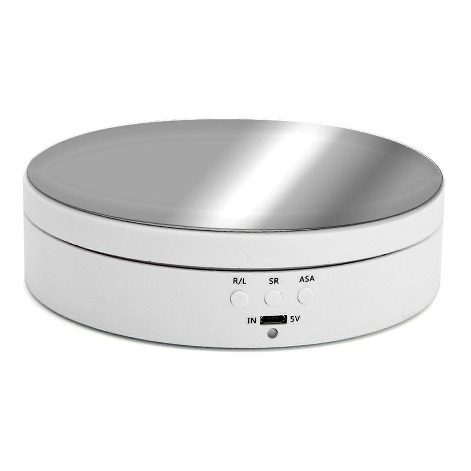 Motorized Rotating Display Base with Mirror Surface, 13.8CM