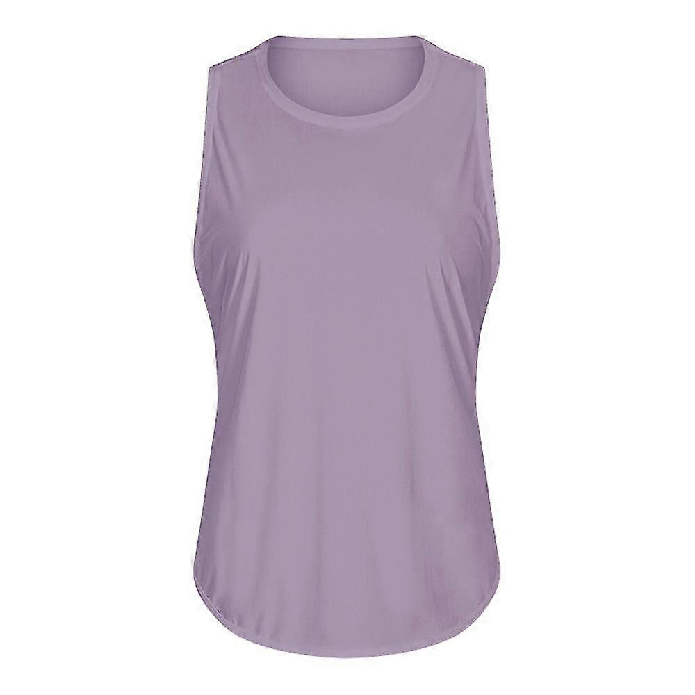 New Yoga Vest T-shirt Women's Fitness Running Fashion Lace-up Quick Dry Breathable Loose