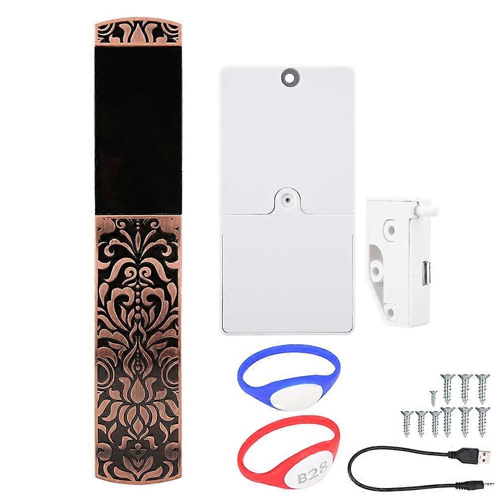 Metal Card Induction Security Locks Cabinet Electronic Locker (Silicone Bracelet Induction)