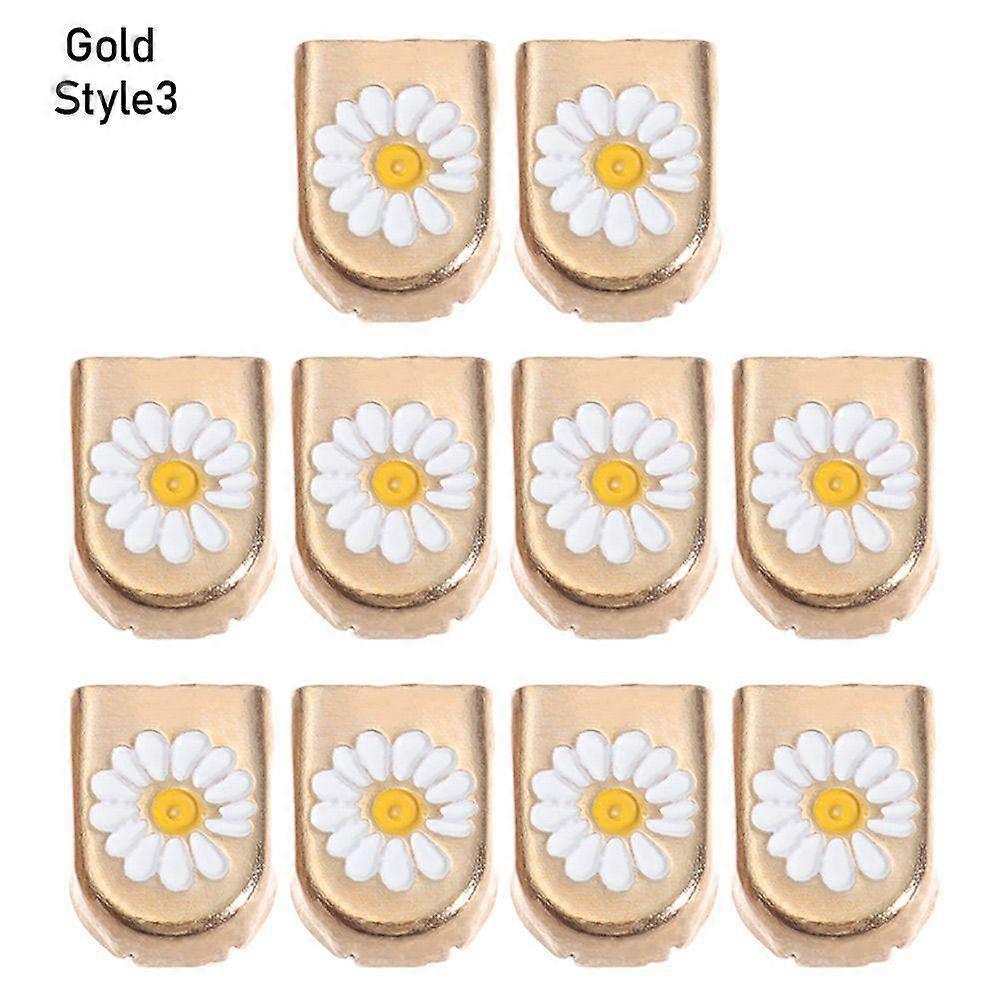 Shoe Decorations Lazy Shoelace Buckle Metal Lace Lock Shoelaces Tips Head Shoelaces Accessories