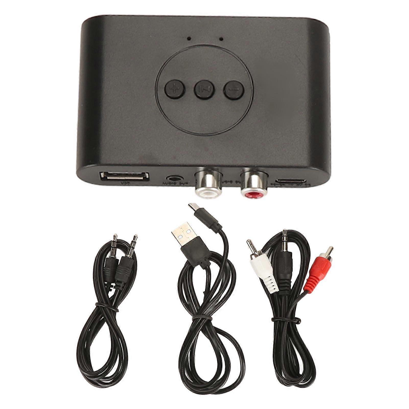 NFC Bluetooth 5.2 Receiver - U Disk, 3.5mm AUX, Wireless Adapter for Car & Speaker