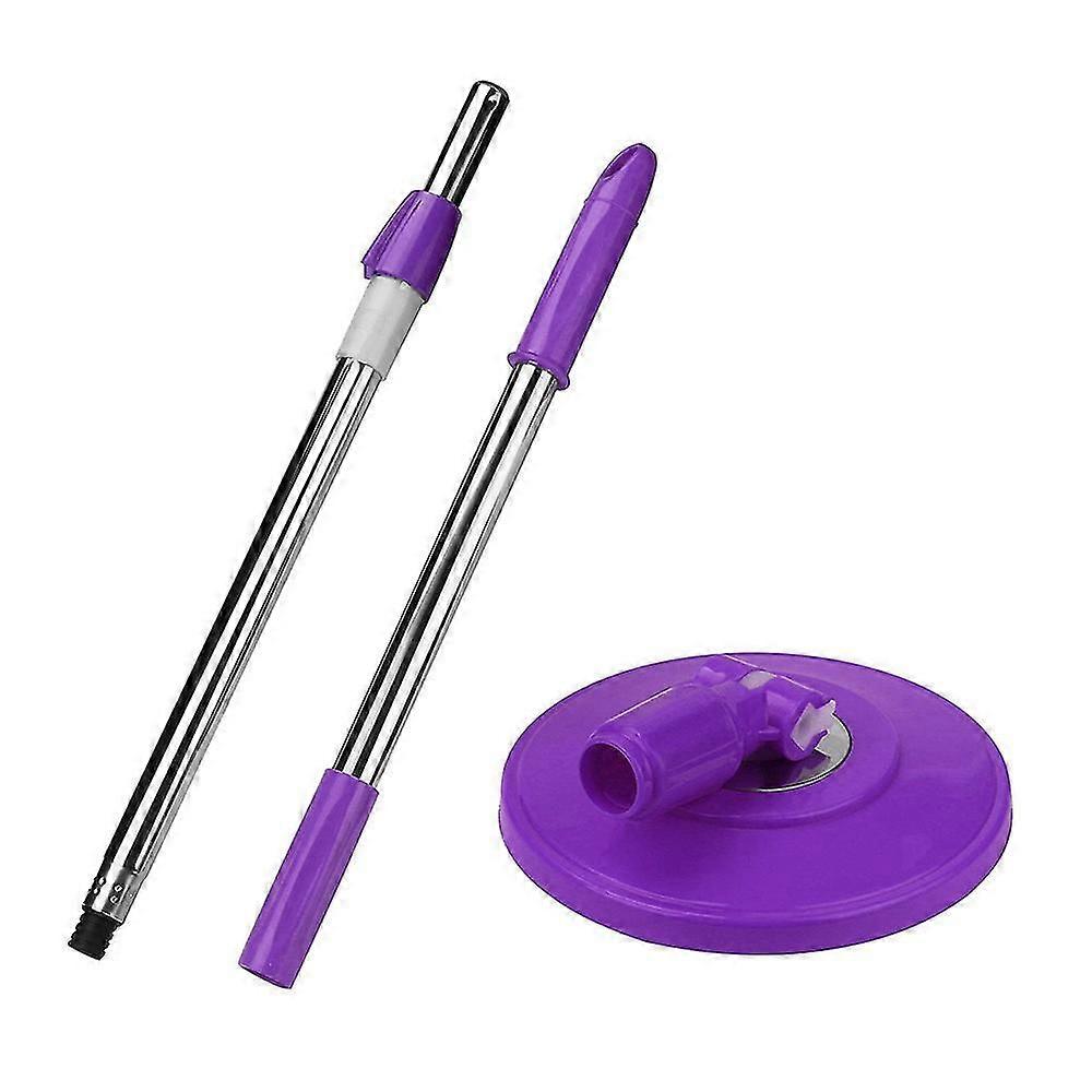 Mop Spin Mop Pole Handle Replacement For Floor Mop 360 No Foot Pedal Version Blue