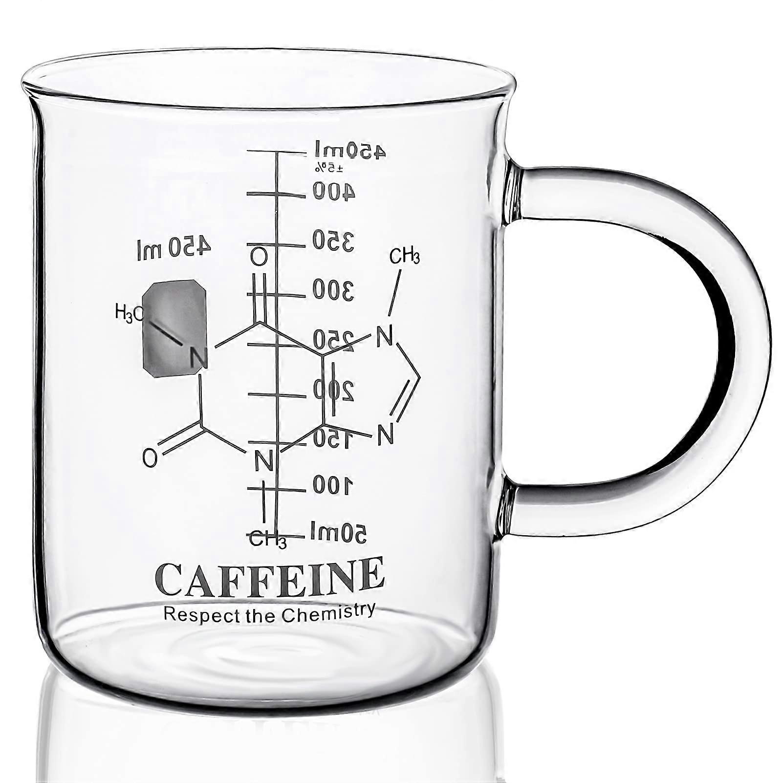 Borosilicate Glass Mug for Coffee Drinking 16 oz