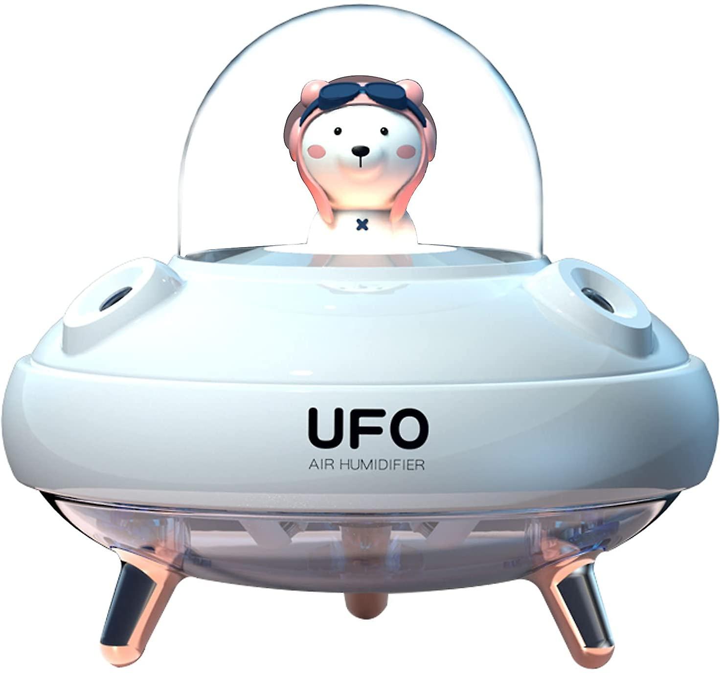 Umidificatori a nebbia fredda per bambino con luce notturna, diffusore di olio silenzioso da 400 ml per camera da letto, carino