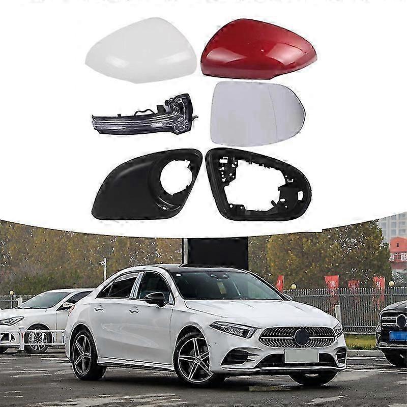 Suitable For 19-24 Type A A180 A200 Rearview Mirror Cover Cla Rearview Mirror Shell Frame Lens