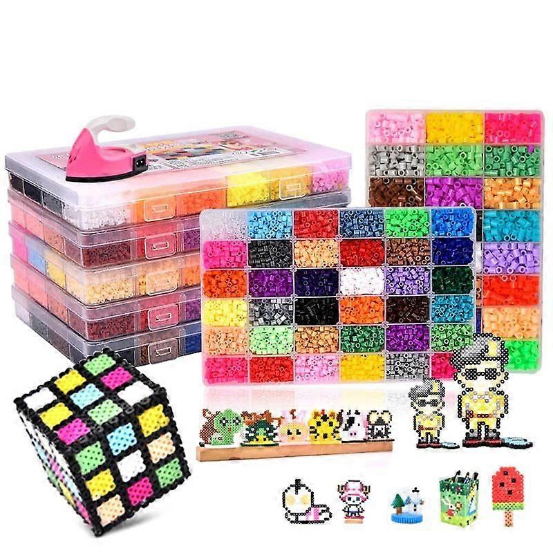 Frger, box, set, hama prlor, leksak