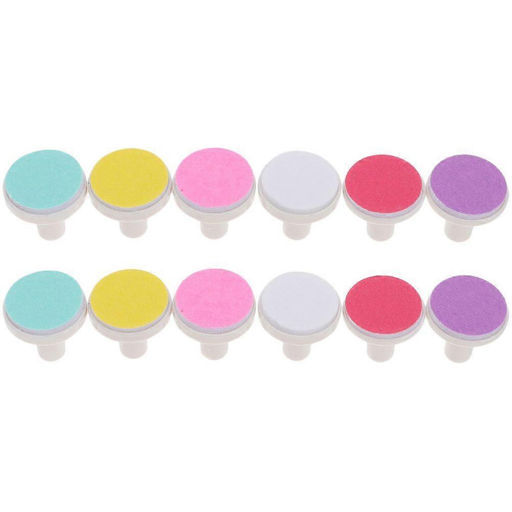 12Pcs Bébé Lime À Ongles Pads Bébé Nail Trimmer Pads Remplacement Lime Têtes Bébé Lime À Ongles Fournitures