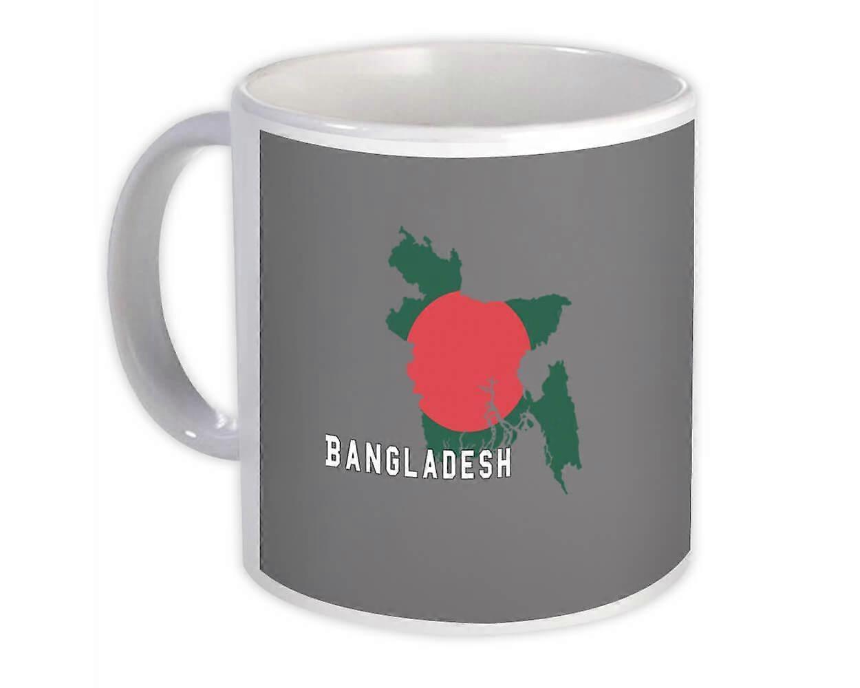 كوب هدية: بلد العلم خريطة بنغلاديش
