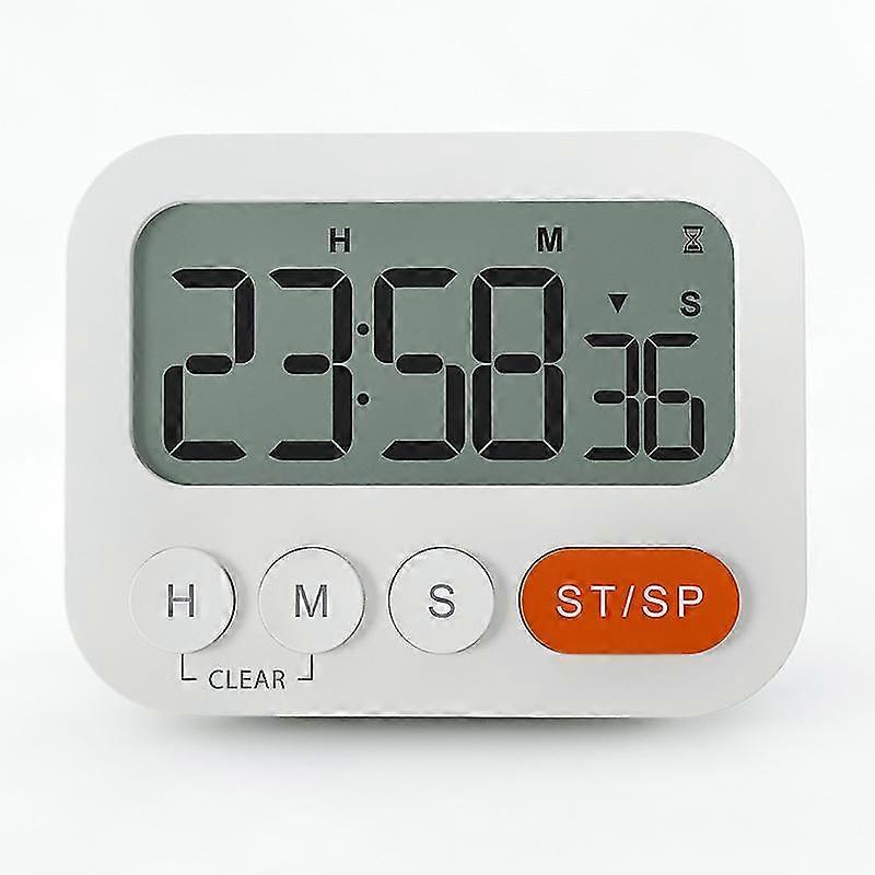 Digital Kitchen Clock - Magnetic Kitchen Timer with White