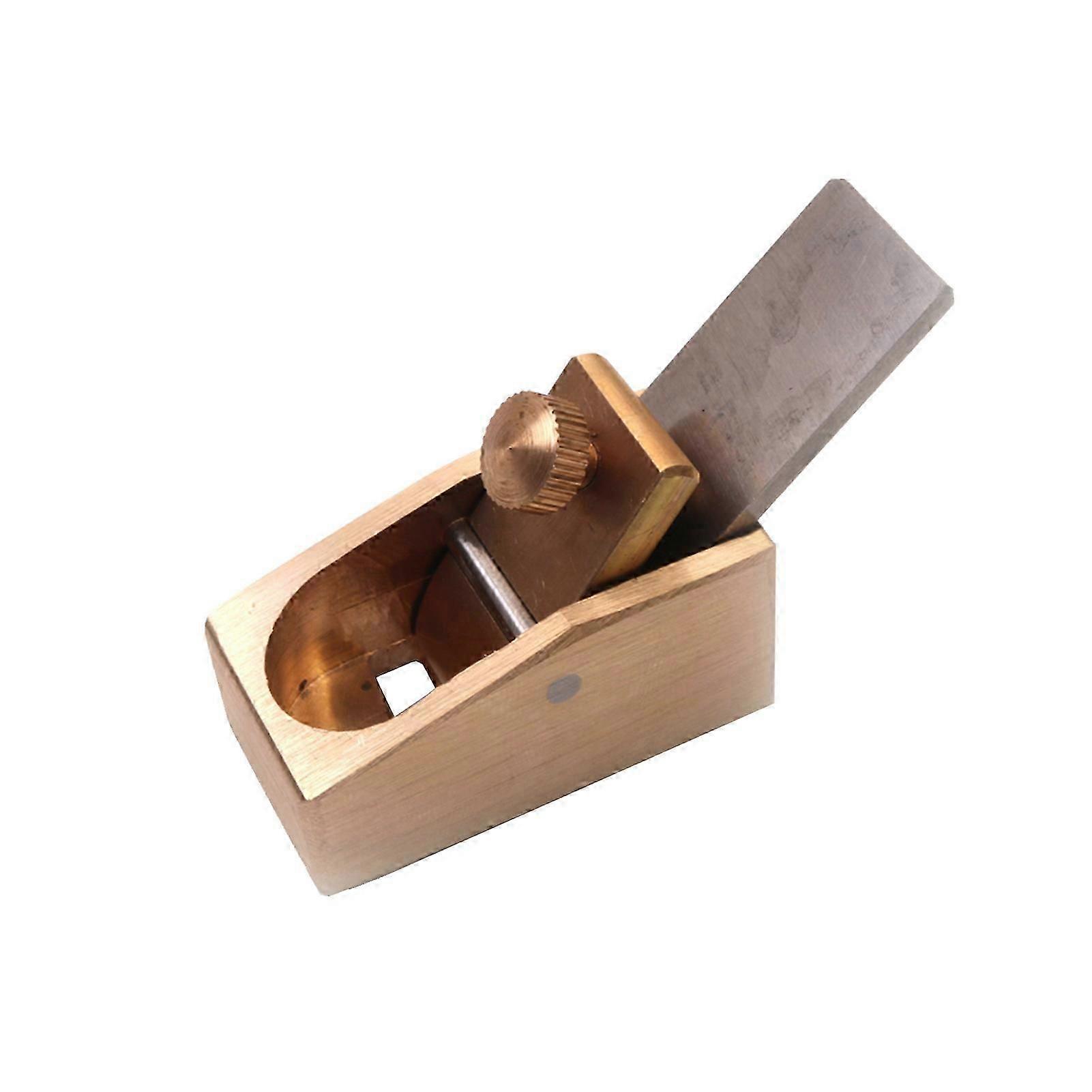 Convex Curved Sole Woodworking Plane Cutter Brass Luthier Tool for Violin Viola Cello Wooden Instrument