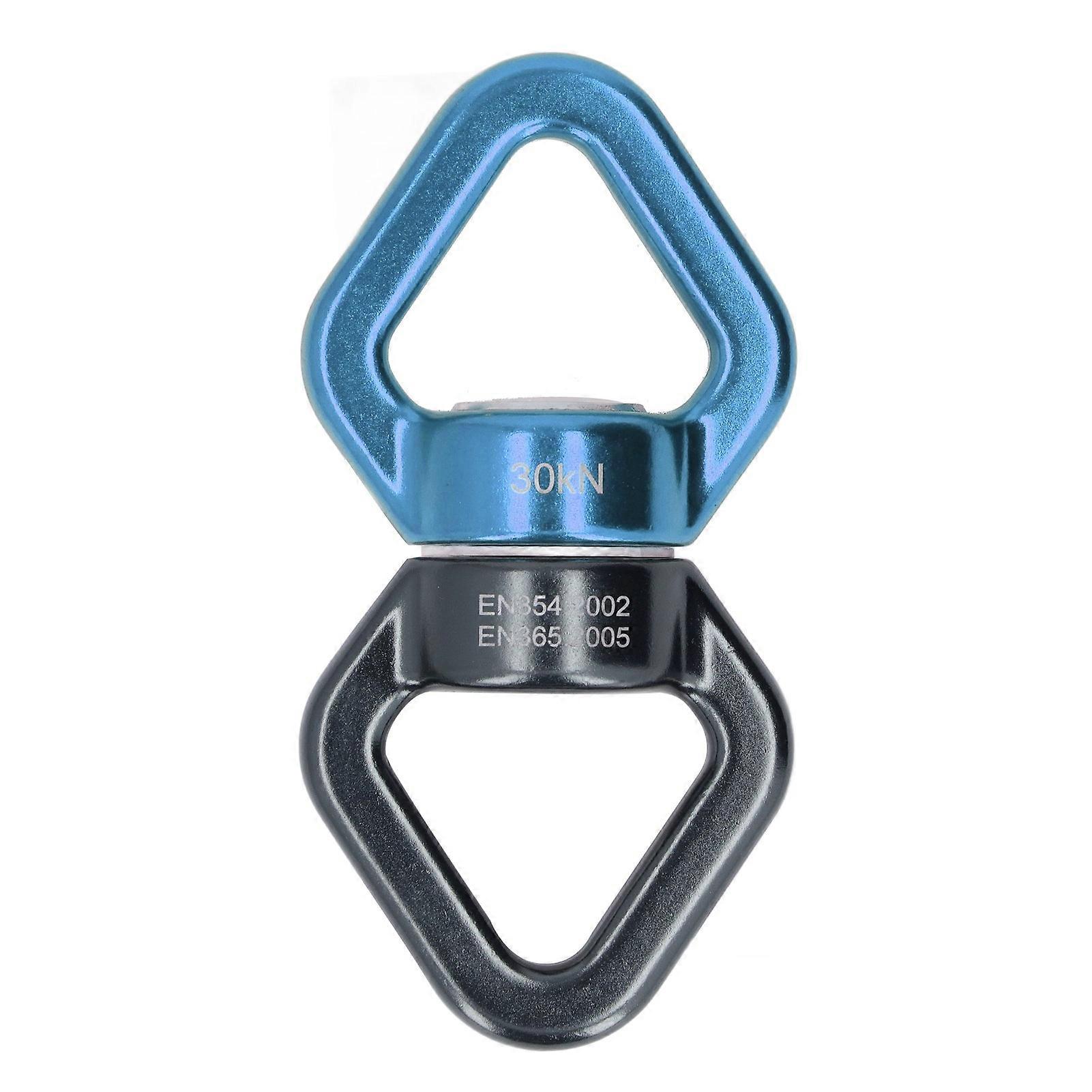 360-Degree Rotating Swing Spinner for Outdoor Play in Black & Blue