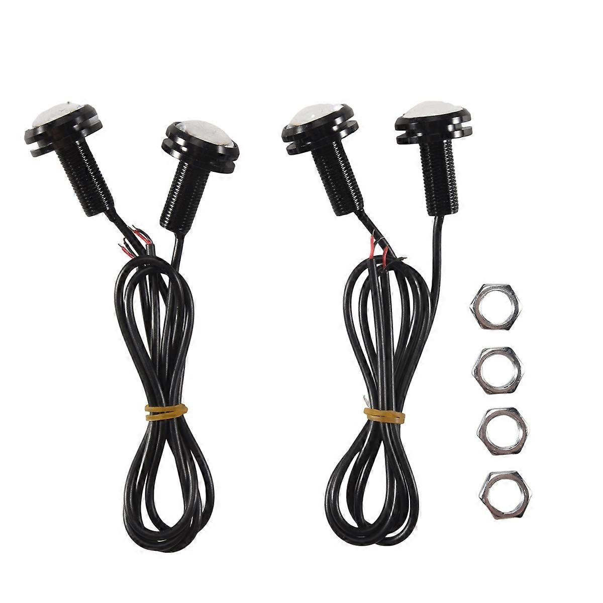4X Led Boat Light Ip68 Luz Spotlight Luminous Color (White Light)