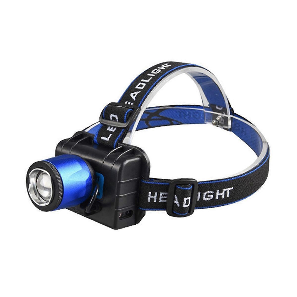LED Rechargeable Headlamp Smart Infrared Motion Sensor Headlight