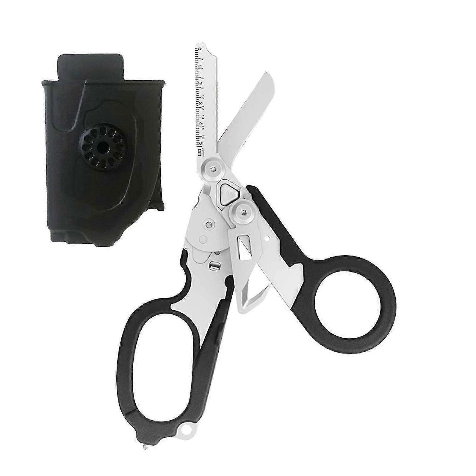 Tactical Multi-Function Outdoor Shears with Emergency Response Scissors Pliers and Camping Gear