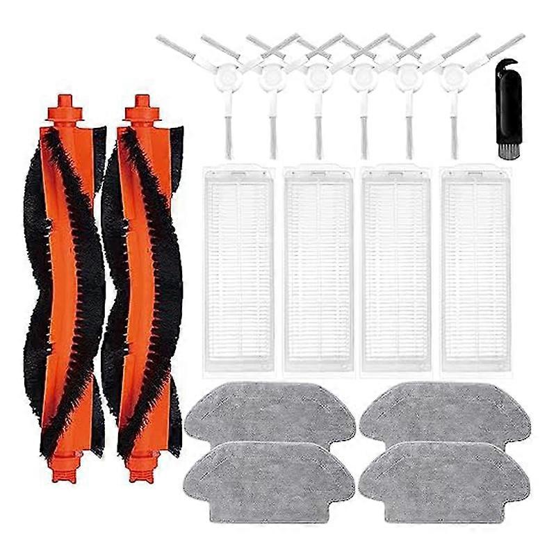 For Robot Vacuum S12&Vacuum Mop 2S, Main Side Brushes Filters