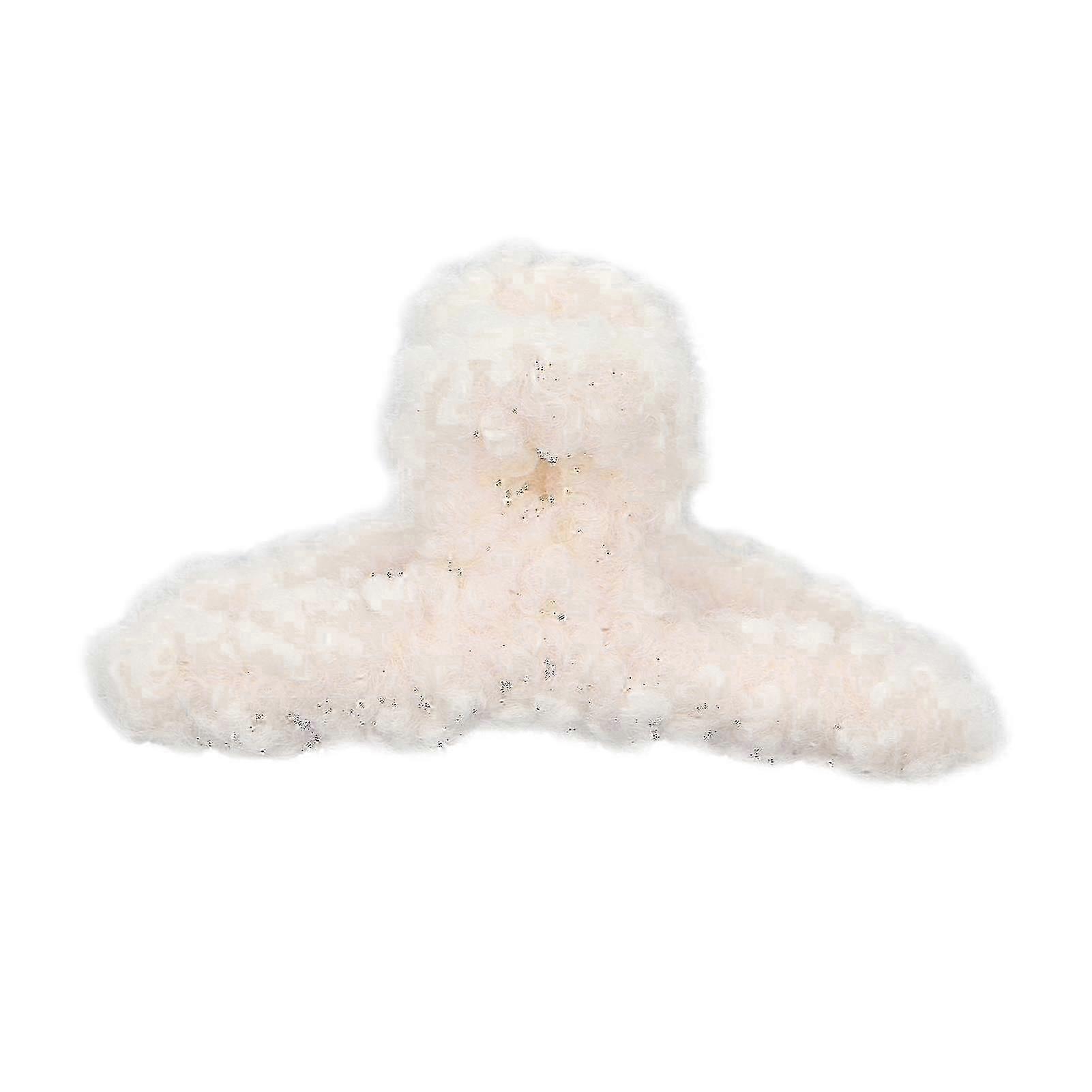 ぬいぐるみヘアクロークリップファッショナブルなエレガントストロングホールドヘアクリップスタイリングアクセサリー女性のための女の子