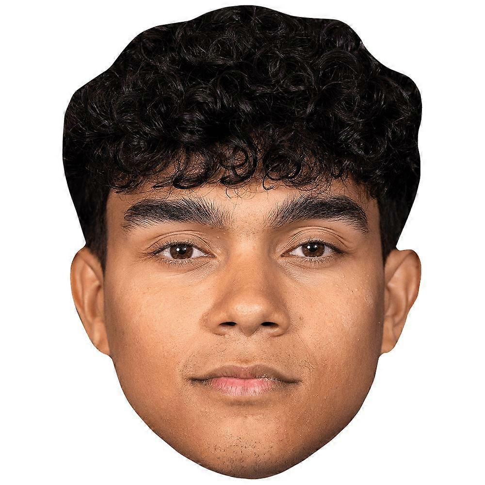 Dexter Greenwood (Curls) Celebrity Mask, Flat Card Face