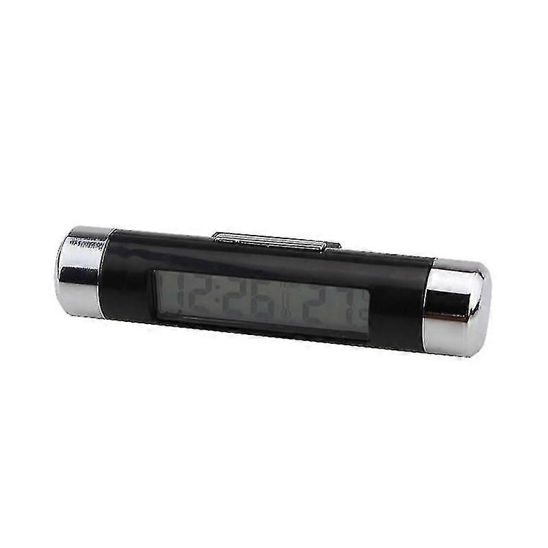 1pcs Car Clock Thermometer