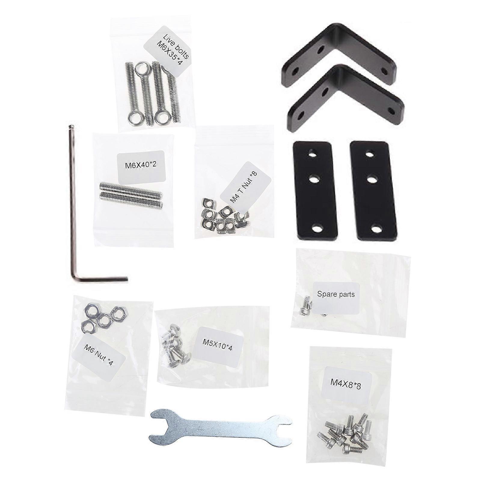 Upgraded Version 3D Printer Parts Full Supporting Rod Kit Set for CR-10/CR-10S/CR-10 S4/TEVO for CR-10 S5 Printers Accessories 400MM/500MM Height