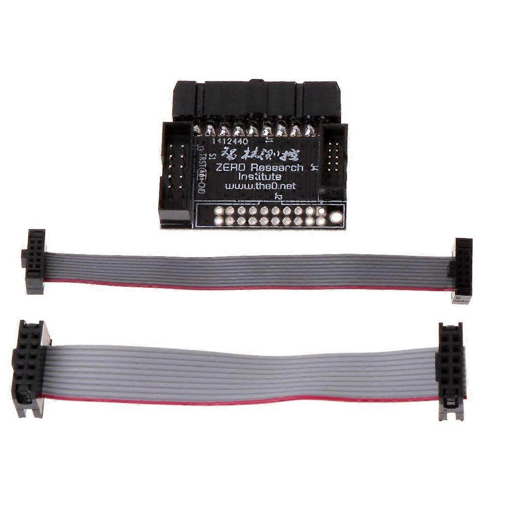 20-pin 2.54 Pitch JTAG Interface to 10-pin 2.0mm & 1.27mm Pitch SWD Interface