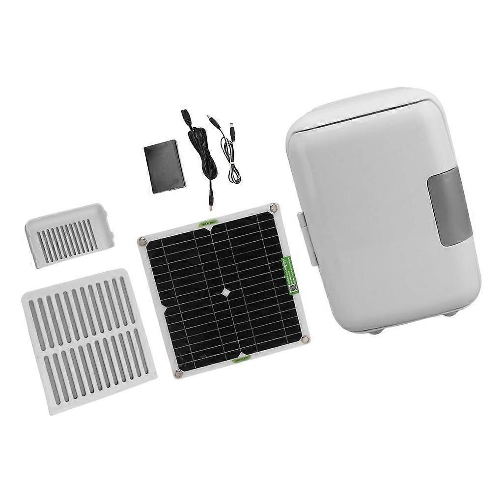 Solar Powered Mini Fridge Versatile Solar Refrigerator for Boating & Picnics