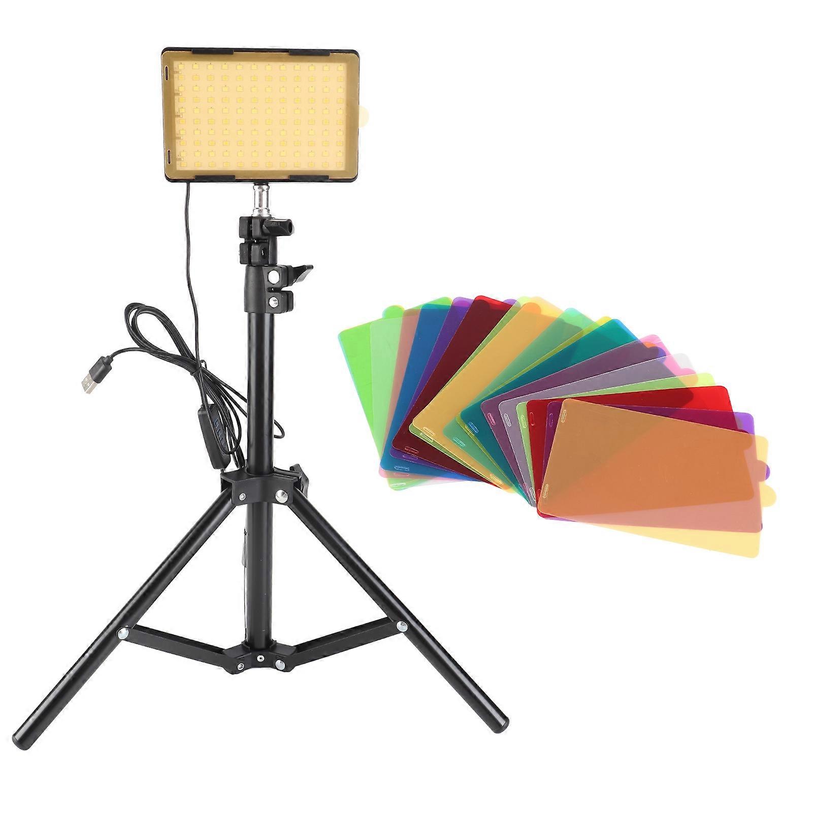 2PCS LED Video Light Multipurpose USB Photo Lights Photography Lighting Kit for Video Conferencing Live Streaming