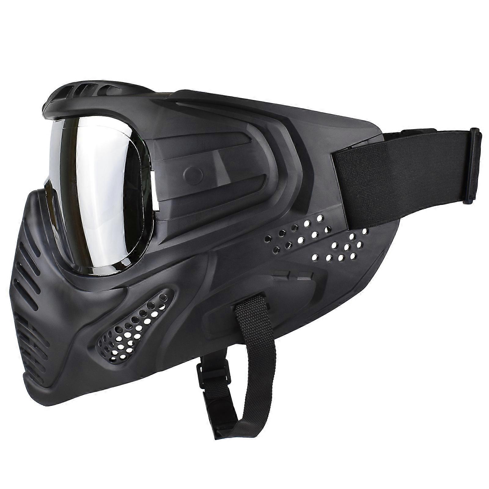 Airsoft Mask Protective Full Face Tactical Mask BB for Gun/CS Game Man&Women (Colorful) …