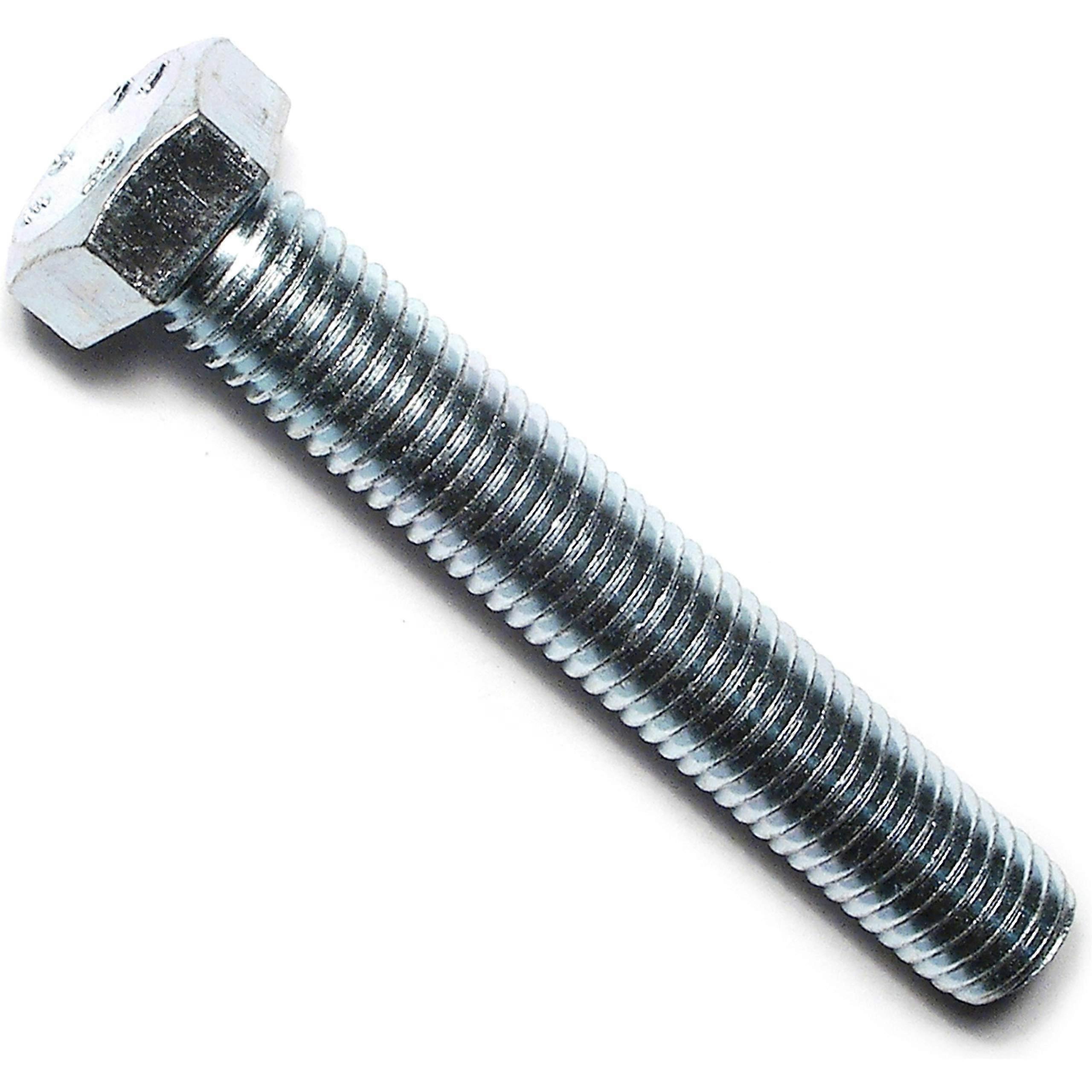 014973244613 Full Thread Hex Tap Bolts, 5/8-11 x 4, Piece-25, zinc