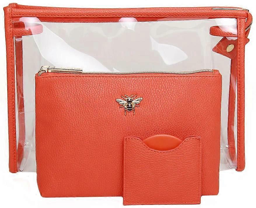 Alice Wheeler London 3 Piece Beauty Set - Orange
