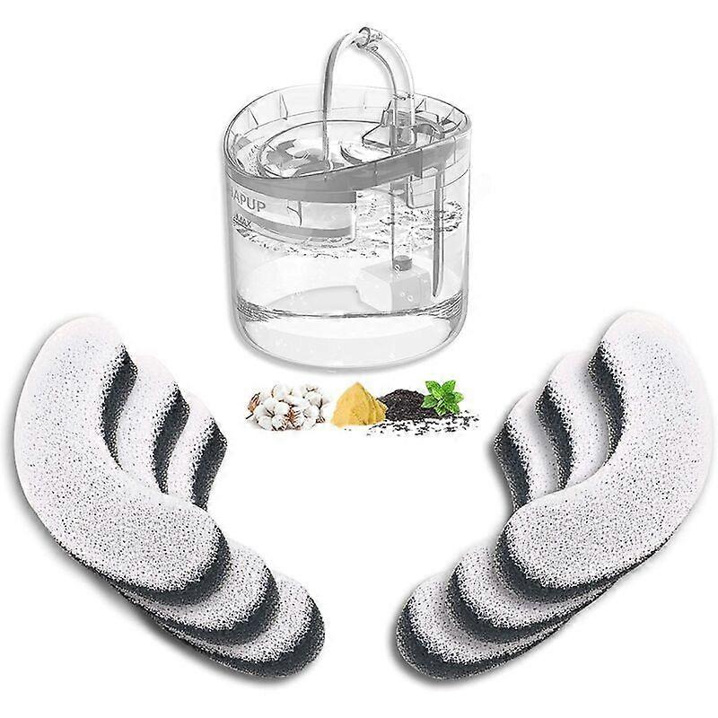 Cat Water Fountain Filter Cat Water Fountain Filter Carbon Filter Replacement Filters for HAPUP Cat and Dog Water Fountains Automatic Quiet 1.8L