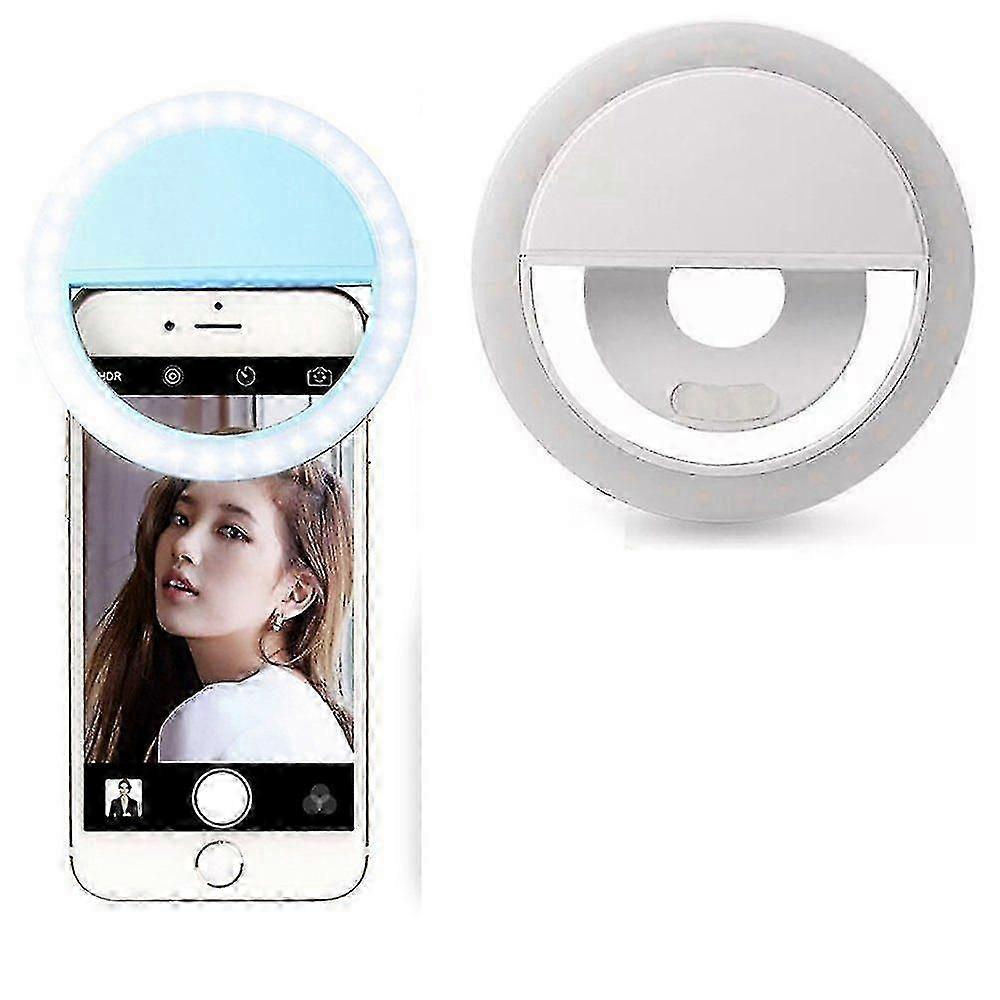 Selfie light, LED USB ring mobile phone selfie light, 3 adjustable