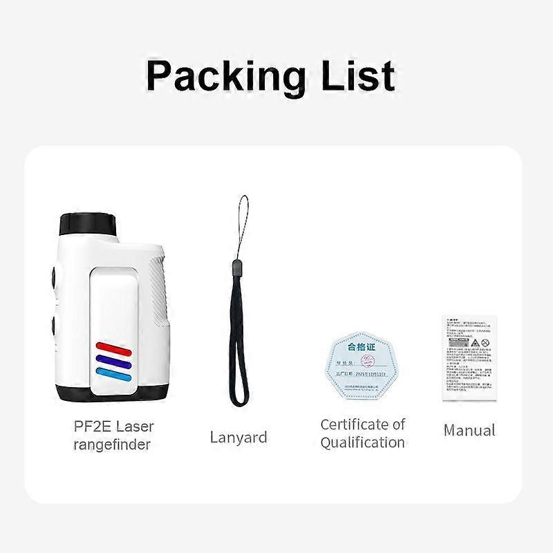 Mileseey PF2E Laser Rangefinder 600M Yard/M  Mini 6x Telescope Distance Meter Angle Speed Measure For Golf,Hunting Finder,Survey
