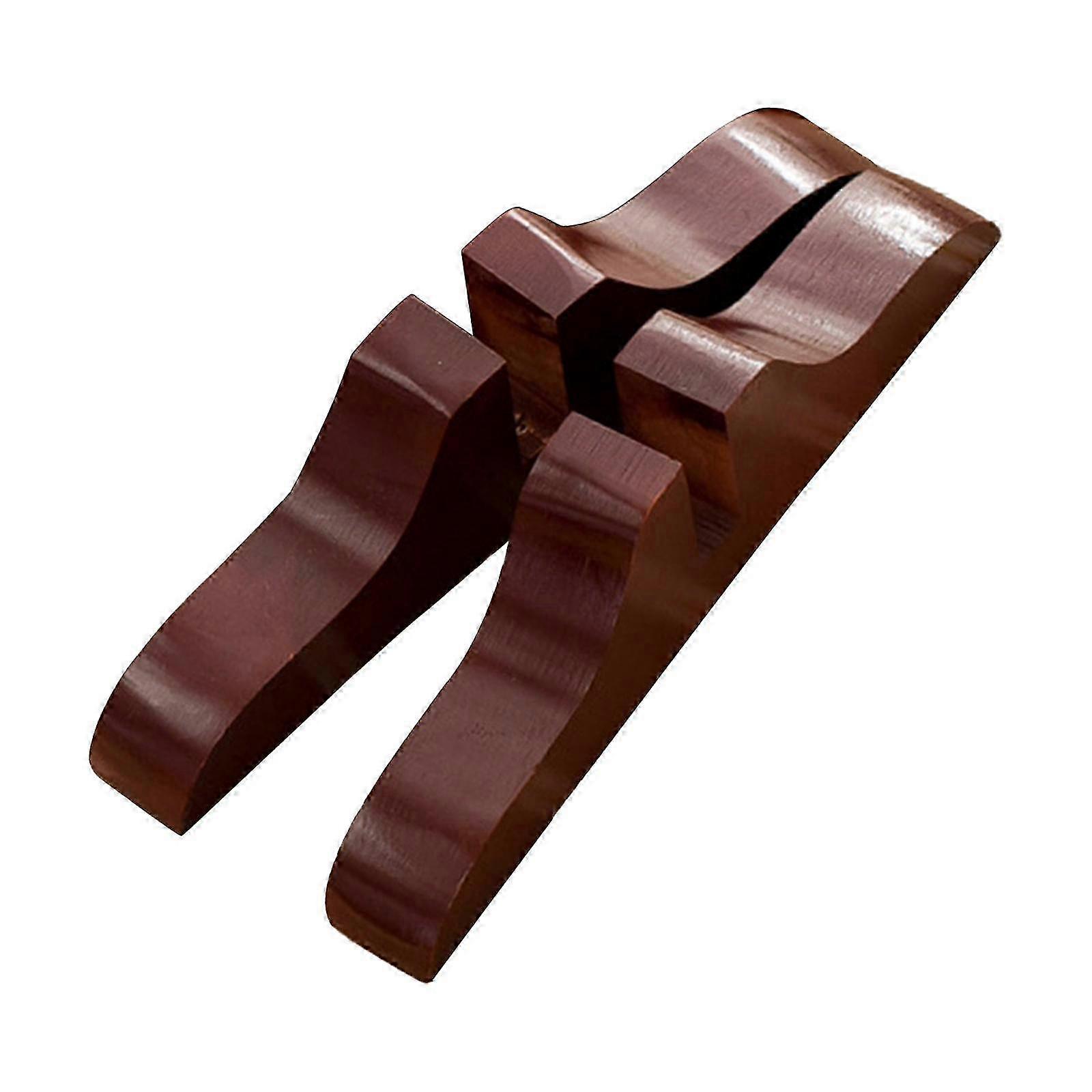 Sturdy Wooden Privacy Screen Holders with Thickened Room Divider Stands and Durable Frame Base