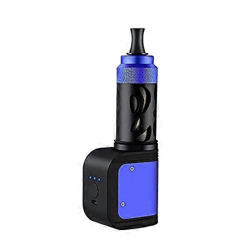 Cigarette nozzles with USB Double Arc Plasma Lighter and Ashtray Hold Ten Cigarette Ashes for Men Boyfriend Husband Luxury Gifts (Blue)
