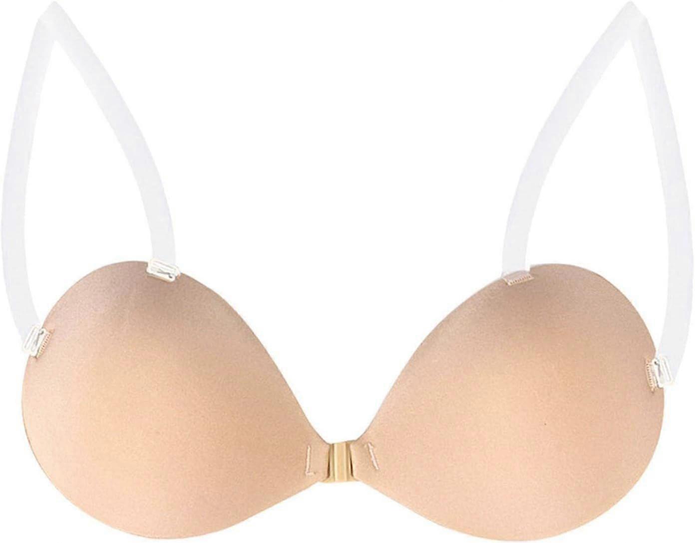 2025 Latest Model  Self Adhesive Bra with clear Strap Strapless Sticky Invisible
