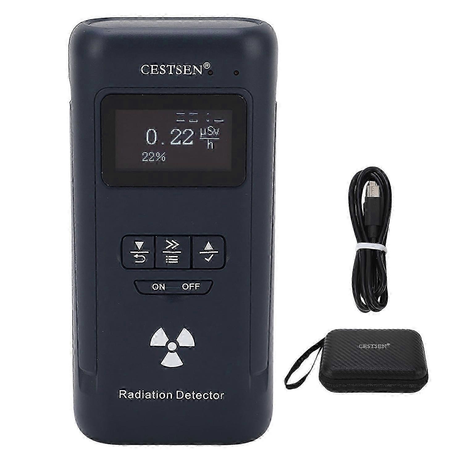 Nuclear Radiation Detector Beta Gamma X Ray Radiation Dosimeter Sound Vibration Alarm Geiger Counter