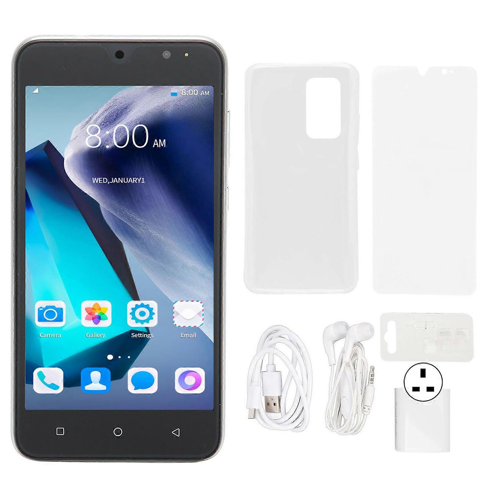 5.45 Inch FHD Screen Smartphone 2G 16G Dual Sim Cell Phone Face Unlock 3G Smartphone for Android 10