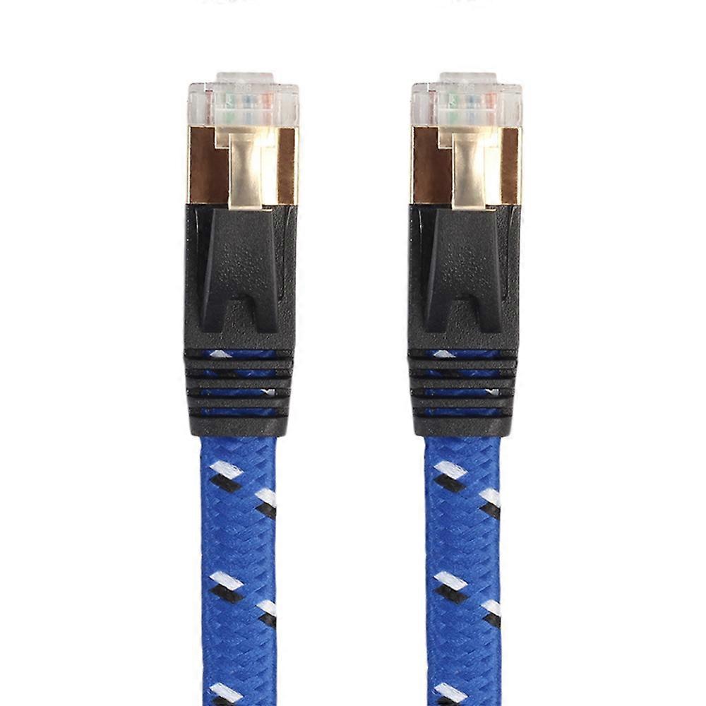 Network Cable|3M Cat7 10 Gigabit Category 7 Flat Network Cable - Blue