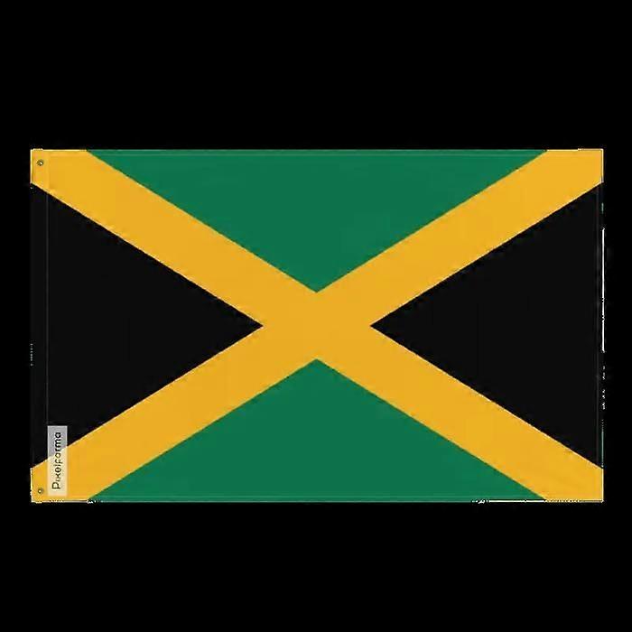 Flag - Jamaica - 128 x 192 cm - Polyester - Double-sided - Eyelets in iron