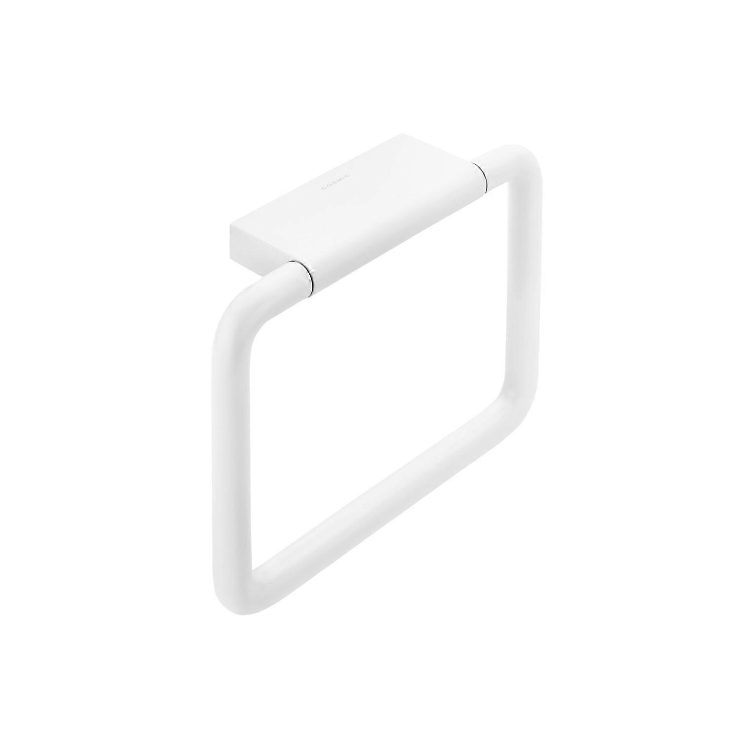 COSMIC Towel ring, White Matt, Wall-mounted, 20 cm. Collection BWC