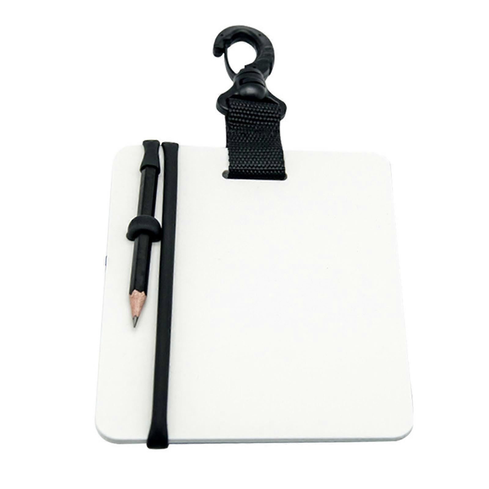 Diving Notebook Diving Writing Board with Pencil Writing Pad Rugged Notepad Practical Diving Notebook for Underwater