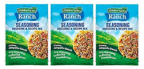 Hidden Valley Creamy Jalapeno Ranch Recipe Salad Dressing Mix 3 Packets