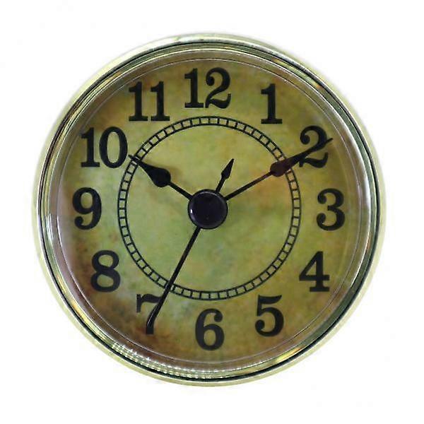 2x Quartz Clock Insert with Arabic Numerals, Quartz Clockwork, Round Clock,