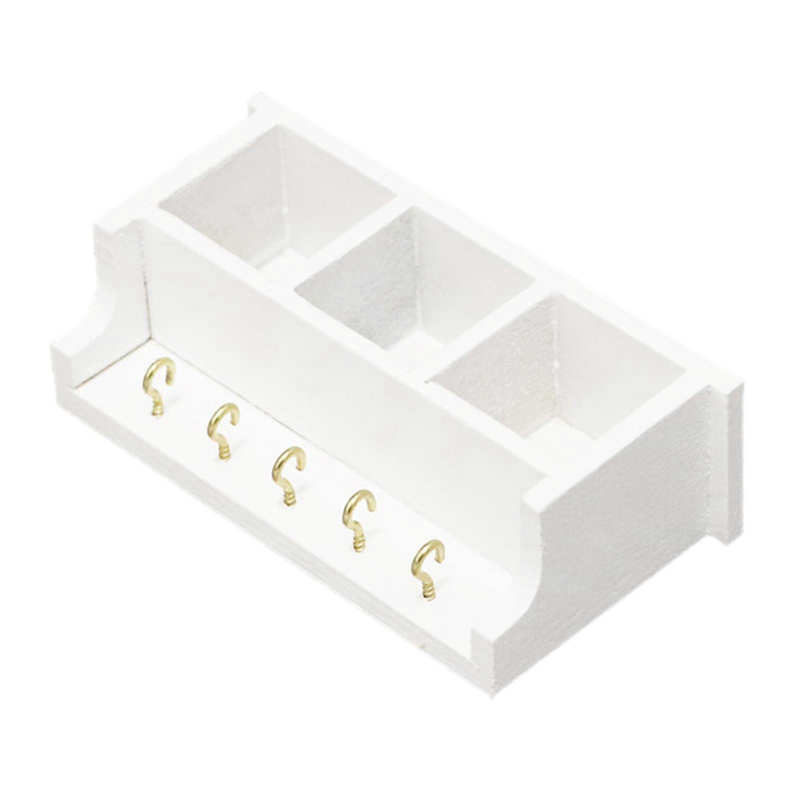 1/12 Scale Miniature Dollhouse Storage Shelf Accessories Crafts
