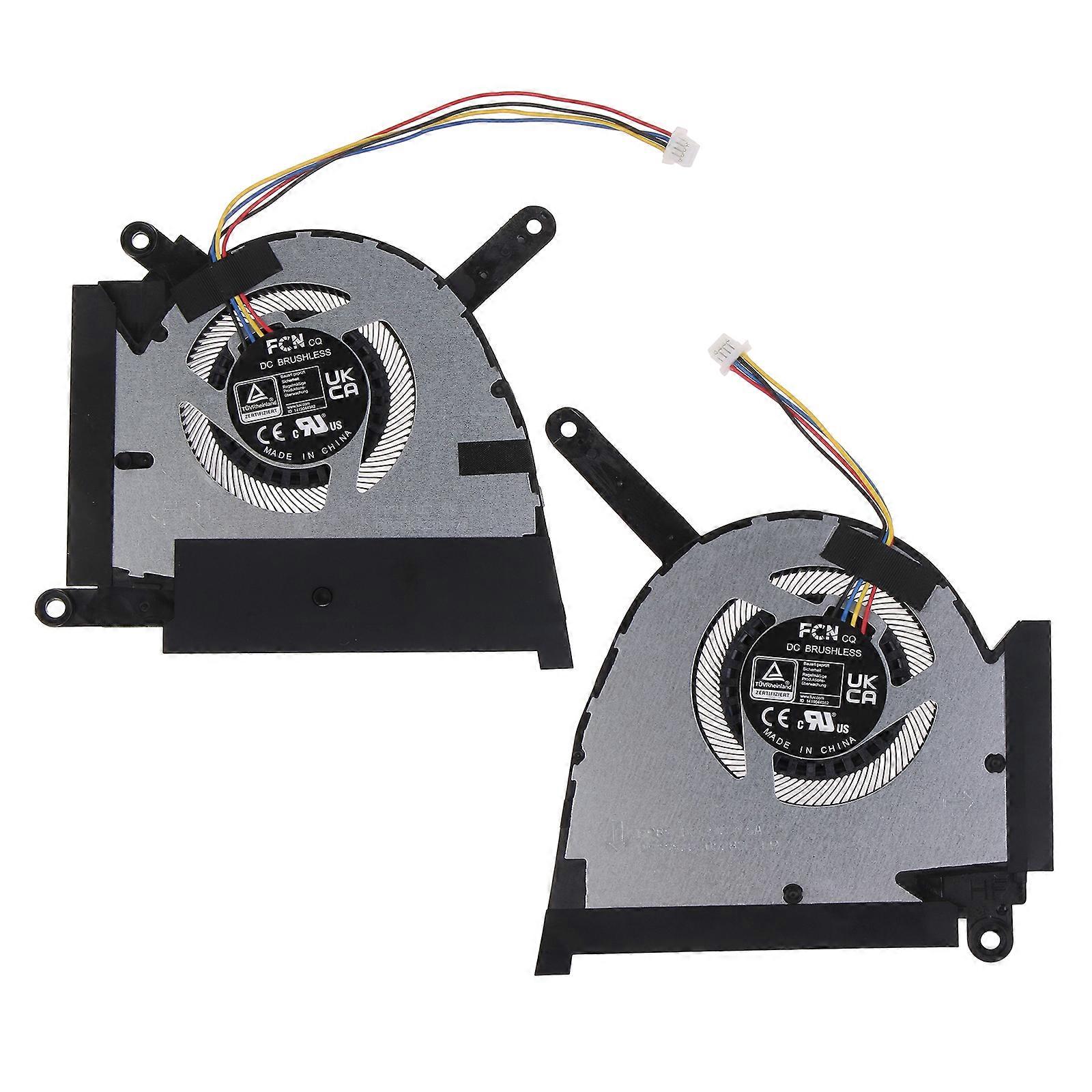 CPU Cooling Fan Wear‑resistant Laptop CPU GPU Cooling Fan Replacement Easy Installation Compact- Suitable for FX517