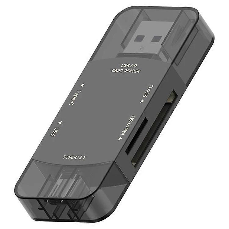D204 SD Card Reader USB A+USB C to TF Card / SDXC / USB-A / USB-C Memory Card Reader Adapter