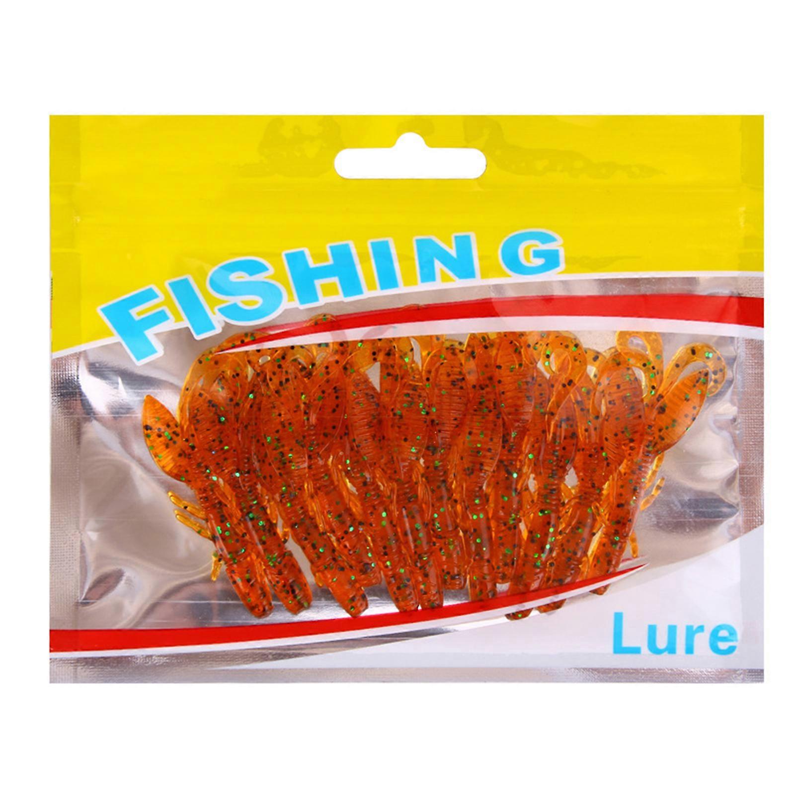 12Pcs/pack Simulation Prawn Shrimp Fishing Tackle Lures Baits Soft Silicone Soft Shrimp Lures Baits Soft Lures Worms