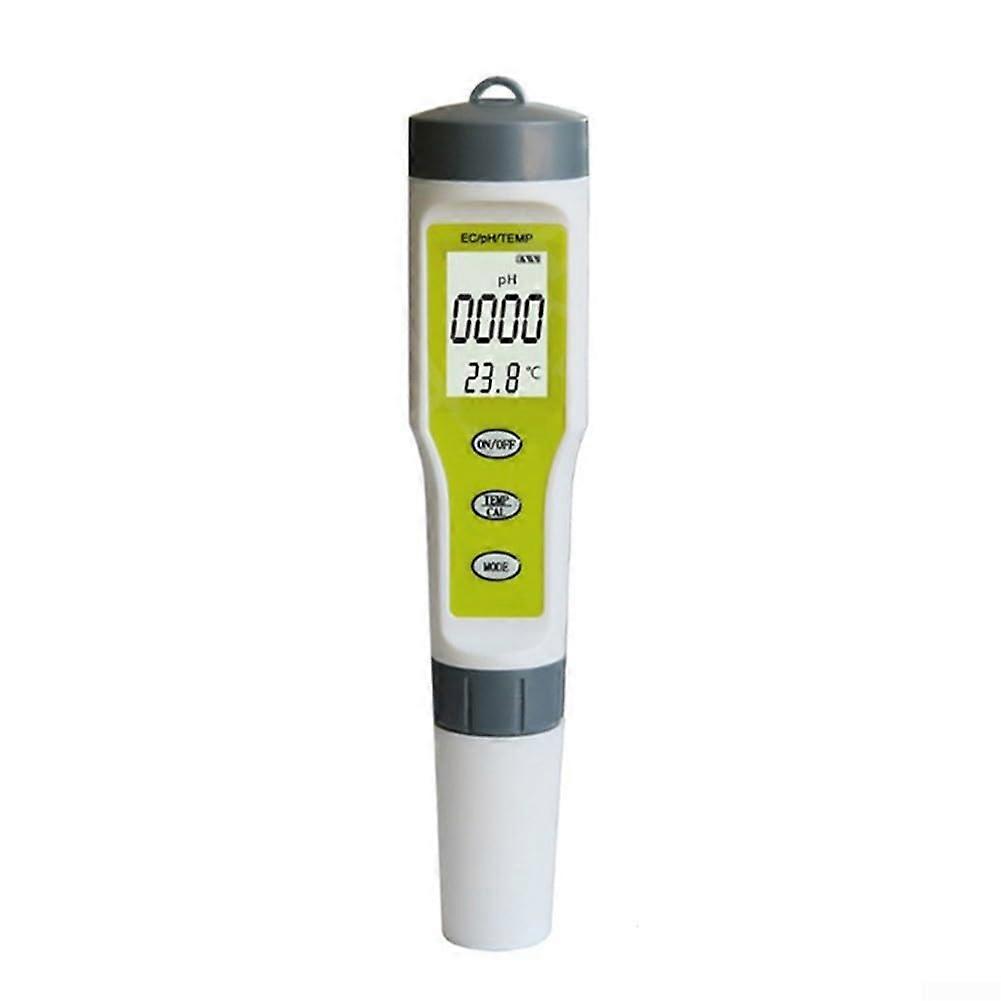 Digital Water Quality Tester, Accurate PH/EC/Temperature Digital Water Quality Monitor for Garden, Agriculture (No Battery)