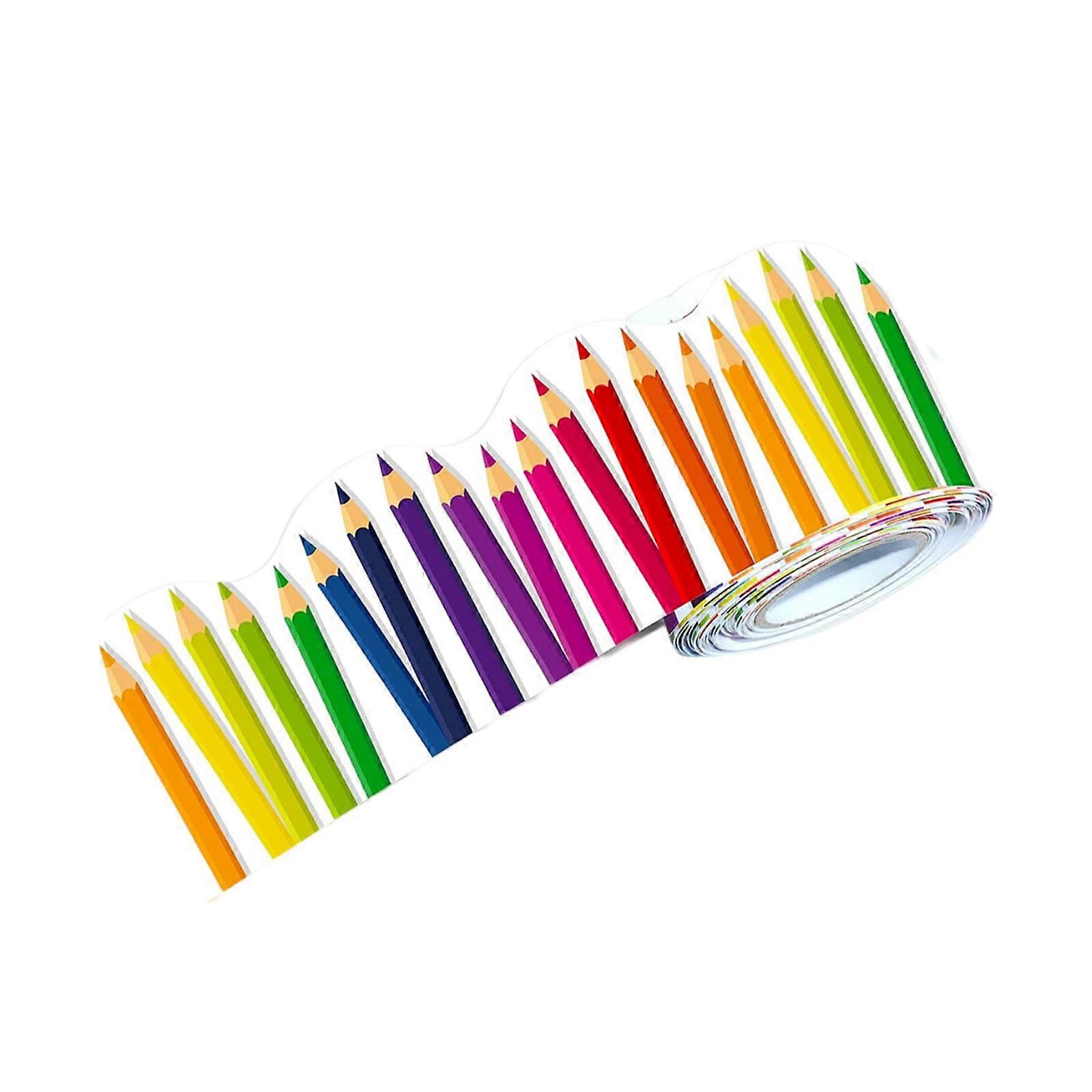 Pencil Pattern Sticker Multipurpose Water Resistant Practical DIY Decoration